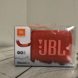 JBL Go 3 - Portable Waterproof Speaker - Red