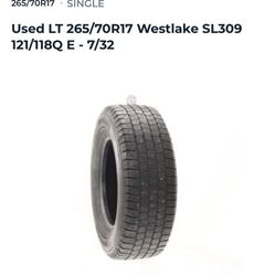 265/70/17  Used Tires 