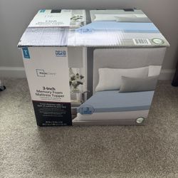 3” Foam Mattress Pad For TwinBed