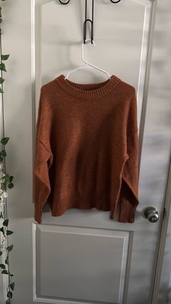 Orange Longs-sleeve Sweater