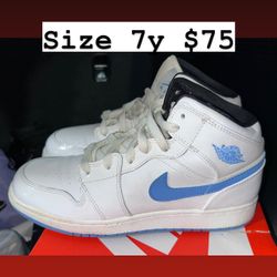 Jordan Retro 1s UNC Size 7y