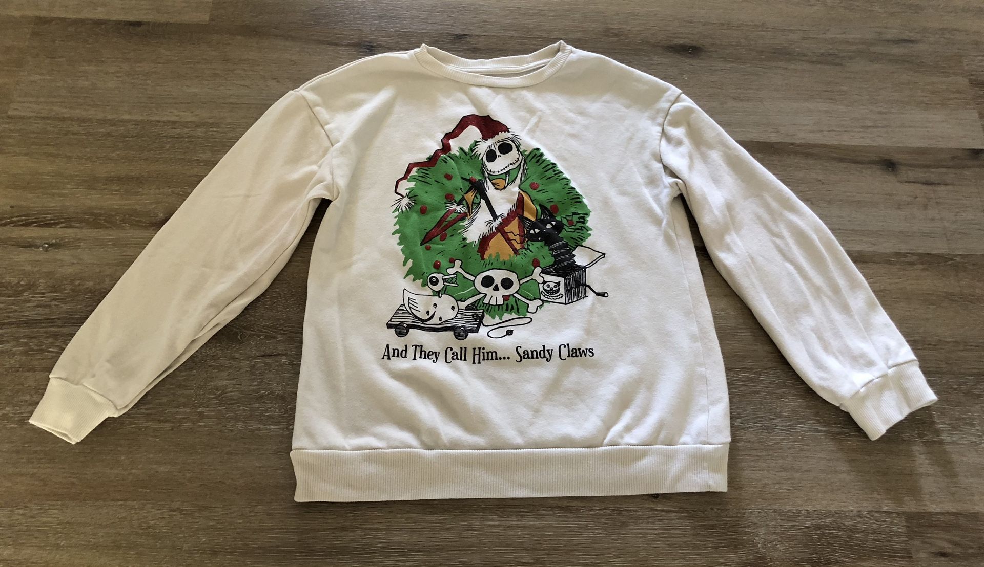 Nightmare Before Christmas Sweatshirt Kids Size XL