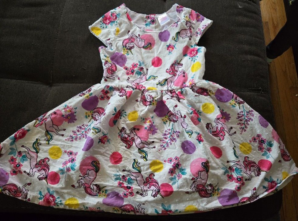Girls Size 4 Unicorn Dress