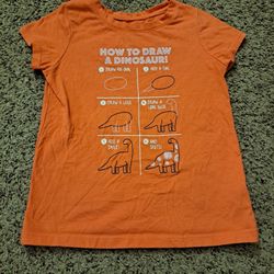 Girl's How To Draw A Dino Shirt