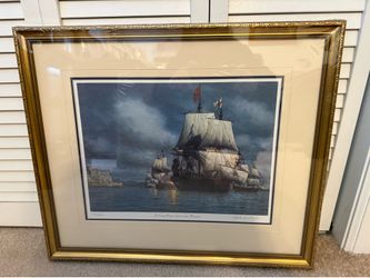 Sir Henry Morgan Captures The Marquesa, signed by Mark R Meyers
