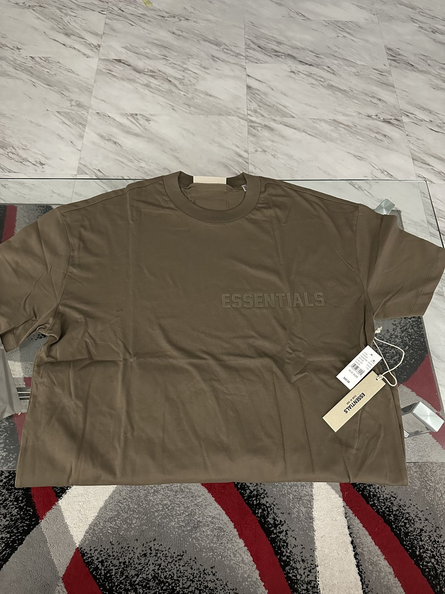 Essentials Fear of God Wood T Shirt Size XL Brand New