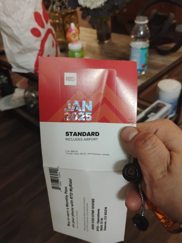 2 Bus Passes For January