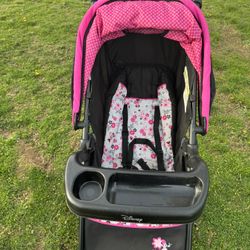 Disney Baby Minnie Mouse Simple Fold LX Travel System, 