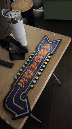 Holographic Arcade Sign