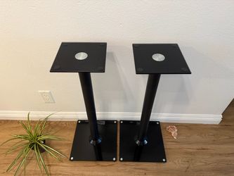 Black Speaker Stands – Pair