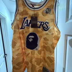 Lakers x BAPE MN Swingman Jersey Size XL OBO