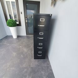 Four-Drawer Vertical File Cabinet

