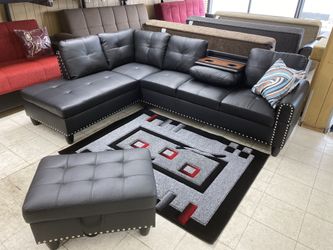 Black sectional