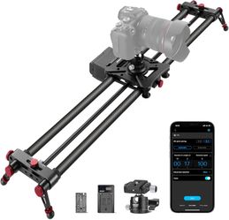 NEEWER 47.2”/120cm Motorized Camera Slider Wireless Control Carbon #1474C Y7