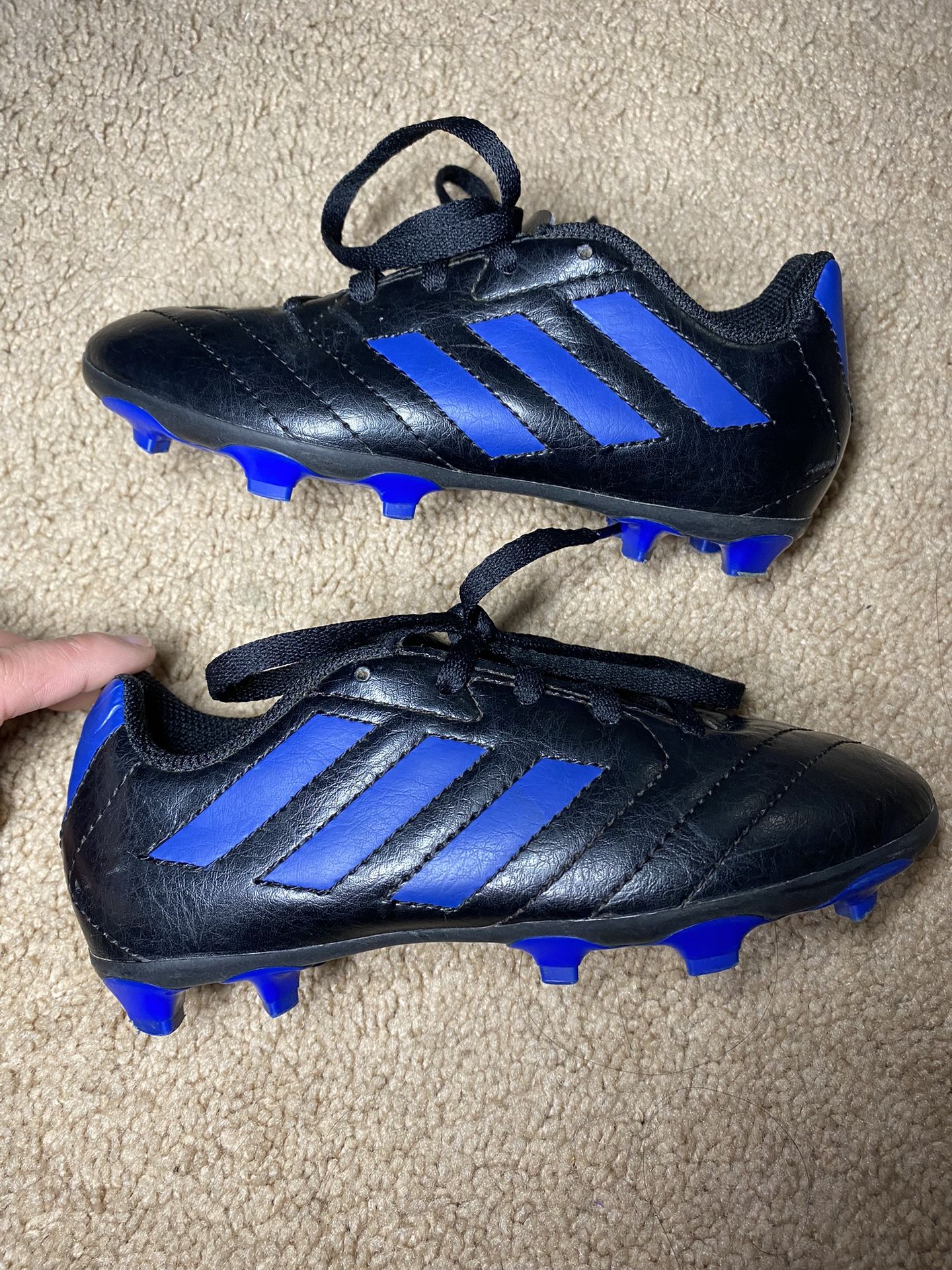 Little Boy Adidas Soccer Cleats