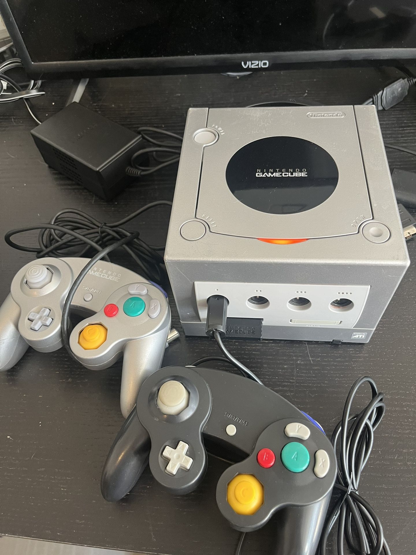 Nintendo GameCube With Mario Baseball