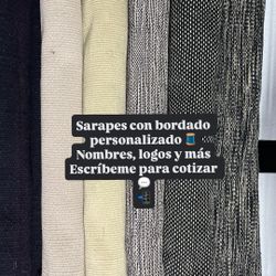 Sarapes Personalizados🧵🪡