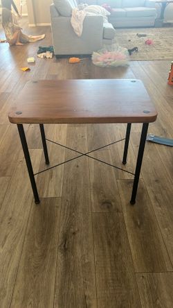 End Table With Wood Top