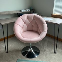Pink Swivel Chair
