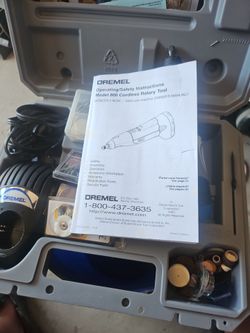 Dremel 800 Cordless,  %100 perfect Excellent battery, diamond cutters many attachments perfect condition,  E MESA