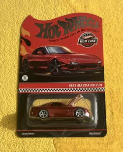 Hot Wheels RLC 1993 Mazda RX-7 R1 Red
