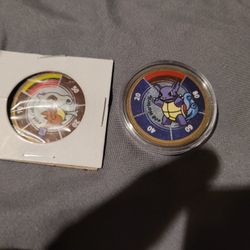 Pokemon Battling Coin And Tazon
