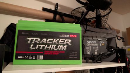 12.8 v 100 ah lithium battery and charger