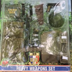 GI Joe: Heavy Weapons Set: 12 Inch Action Figure  Accessories 