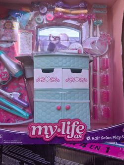 My life hair sàlon play set new  never been. out of box.  20.