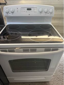 Ge glass top electric stove