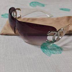 Chanel Shield Wrap Sunglasses