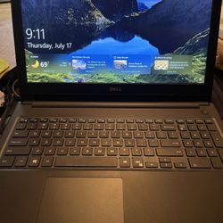 Dell Inspiron 15 Laptop With Charger And Case
