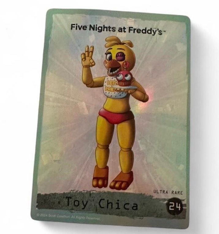 FNAF ULTRA RARE CHICA CARD