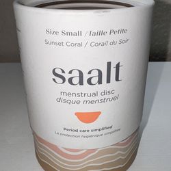 Saalt Menstrual Disc Size Small Sunset Coral Color New Sealed