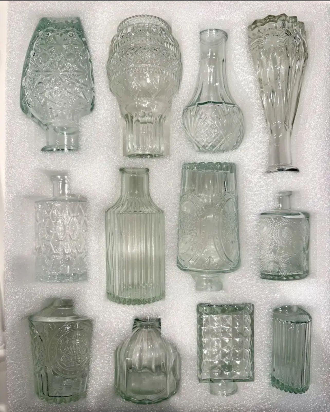 12 pcs Glass Bud Vases for Centerpieces