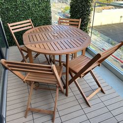 Bridger 4 - Person Round Outdoor Dining Set