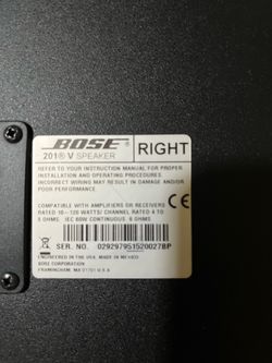 A pair of Bose 201 Series V Right Speaker