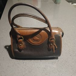 Vintage Dooney & Burke All Weather Leather Satchel!!!