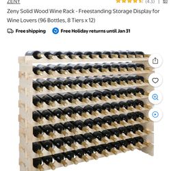 Brand New 90 Bottle Wine Rack