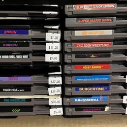 Nintendo NES Games (Prices Are In Picture)
