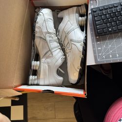 Nike Shock Remix+ Leather White  size 12