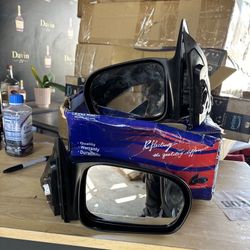  01-05 Honda Civic powered black mirrors
