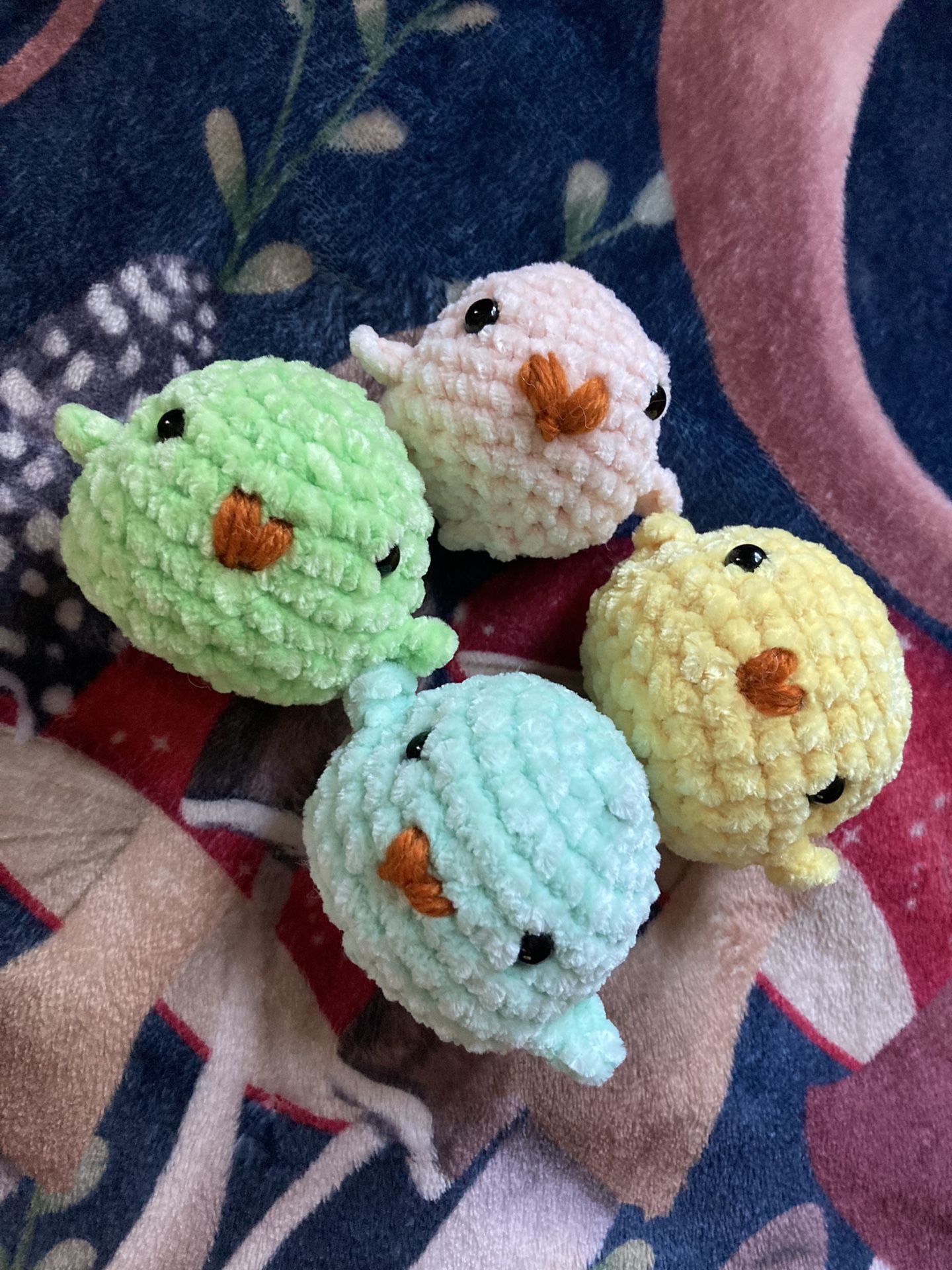 Spring Birdie Babies Crochet Chonky Chick Amigurumi