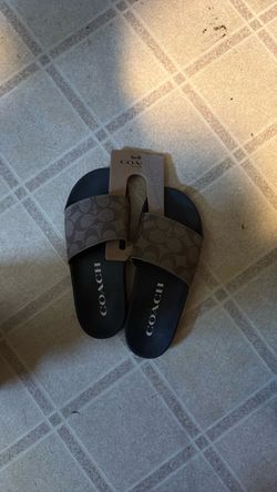 (Size7) brand new coach slides