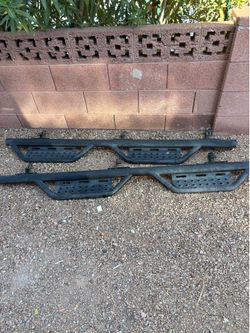 Jeep Wrangler jiu side bars with steps