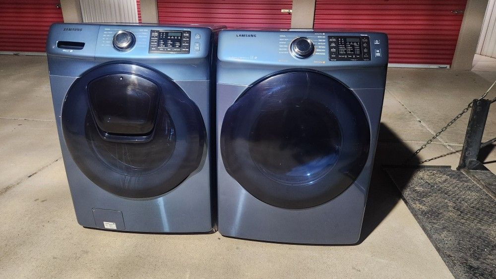 Samsung Add Wash XL Steam Washer And Dryer Set