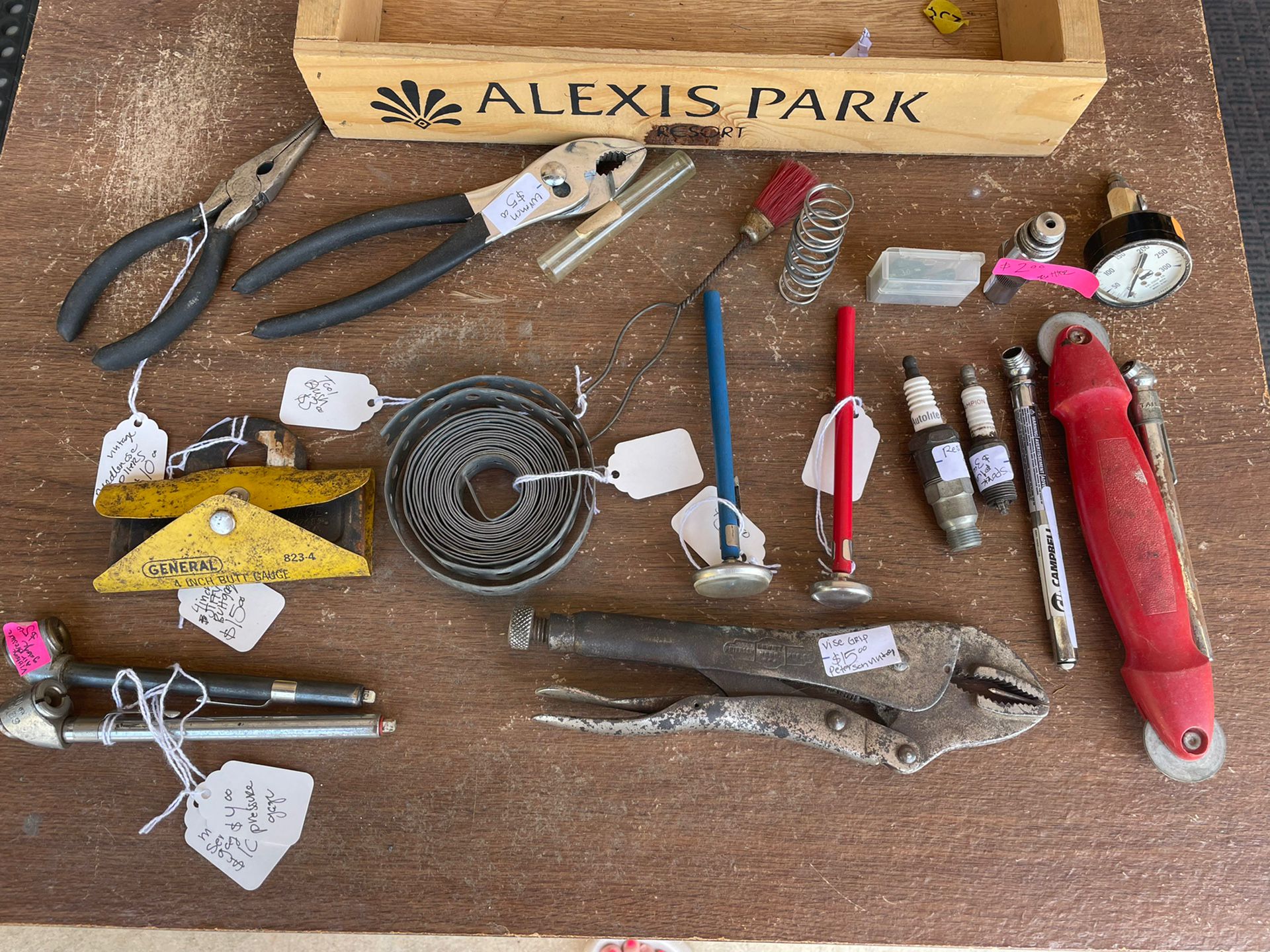 Box of Vintage Tools Functional Used 