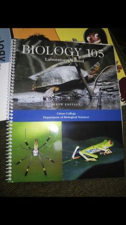 BIO 105 LAB MANUAL