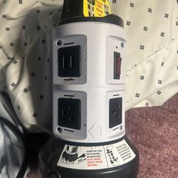 Power Strip Tower With A Lot Of Outlets