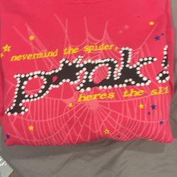 Pink Spider Hoodie 